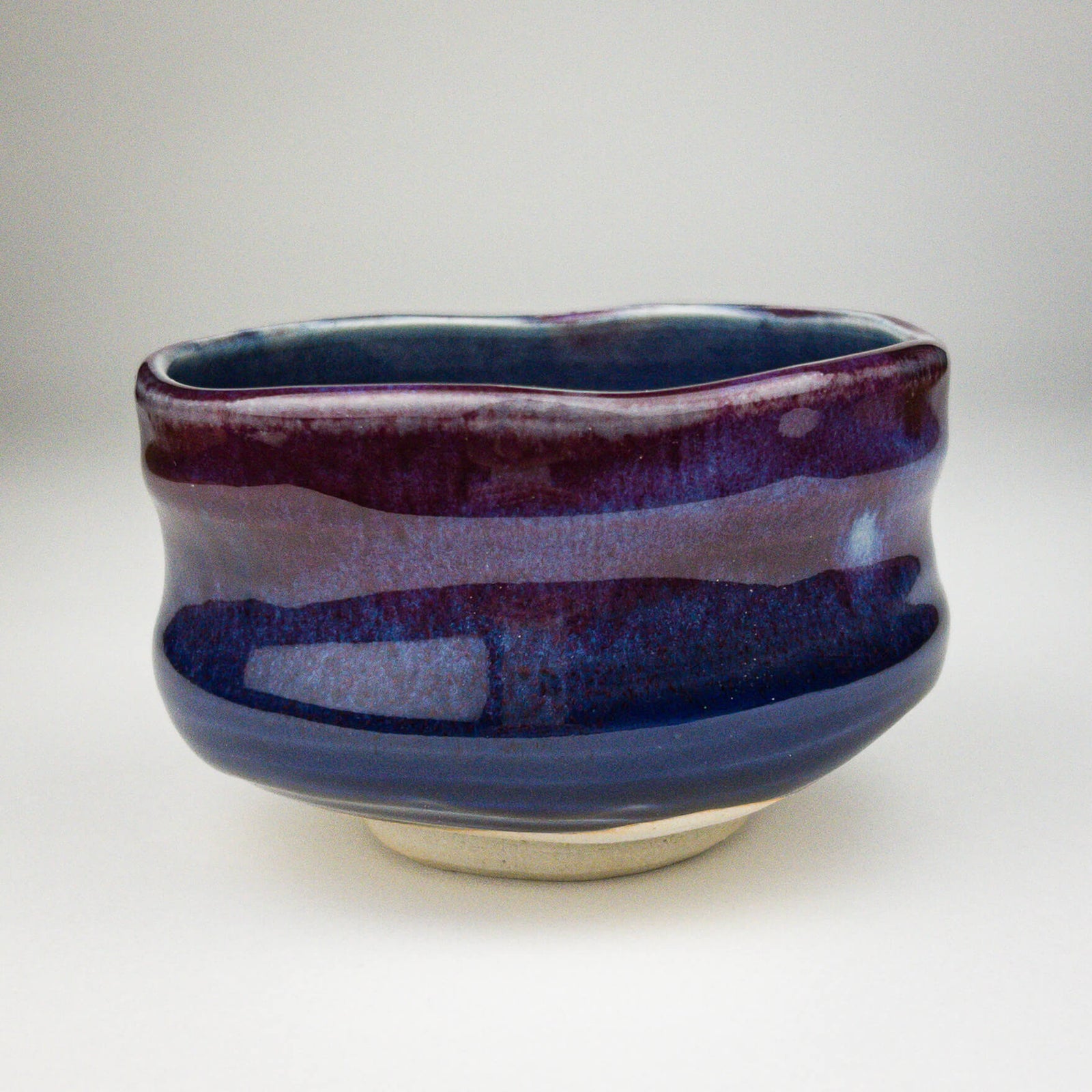 Deep Purple Matcha Bowl Side View
