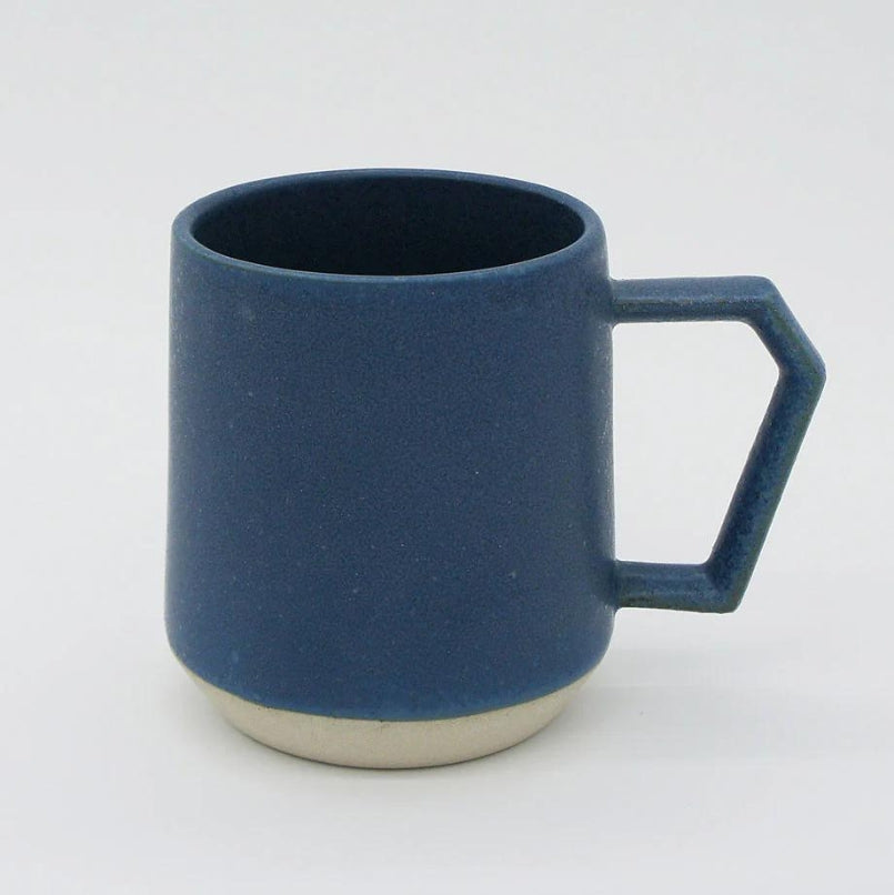 Matte Sand Blue Chips Mug from Japan