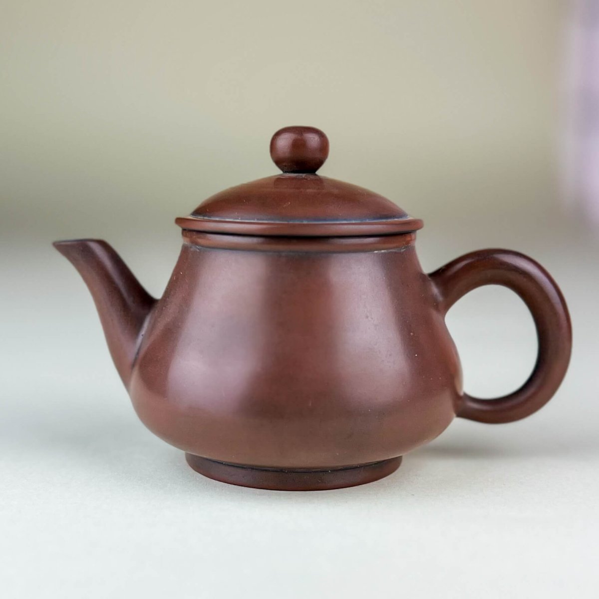 Brown Jianshui Panhu Style Teapot